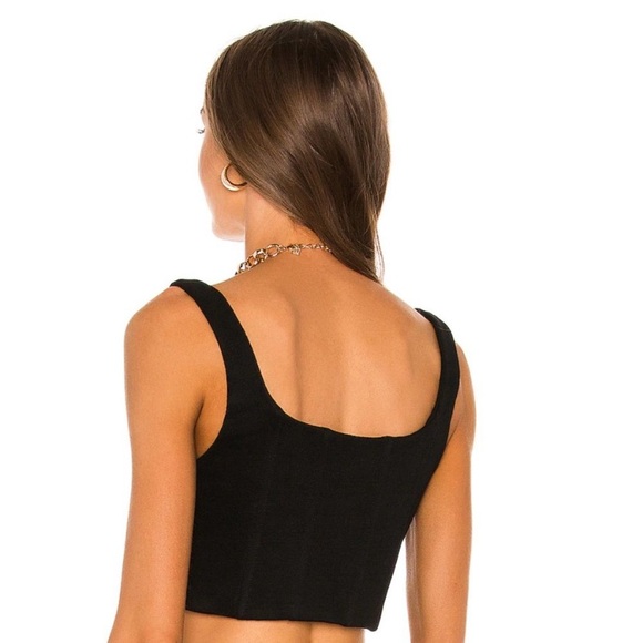 LPA stretchy corset black top XS - Picture 4 of 9